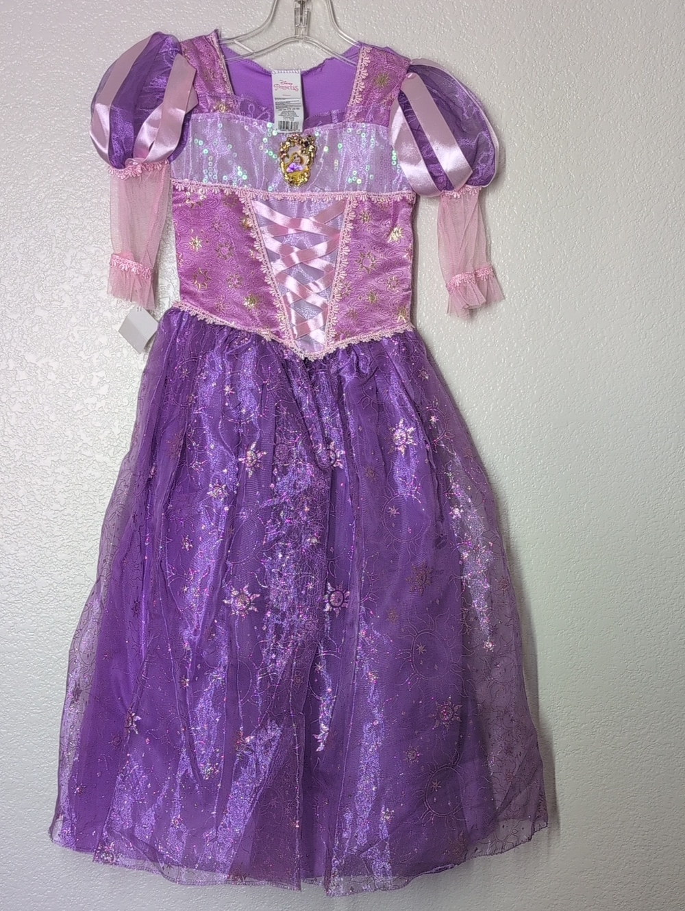 Disney Tangled Rapunzel Purple and Pink Princess Dress Costume Size Small 4-6